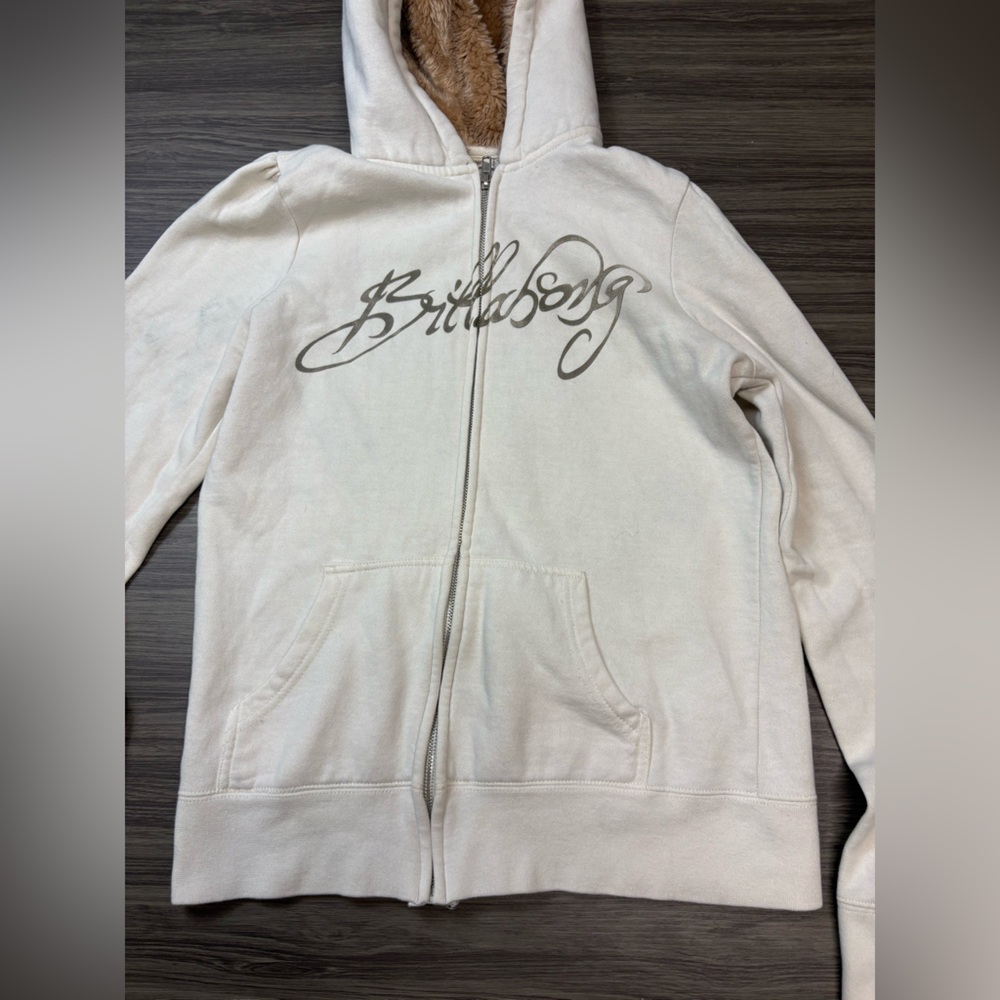 Y2K Billabong Fur Lined Hood Jacket Size Large - Picture 2 of 9